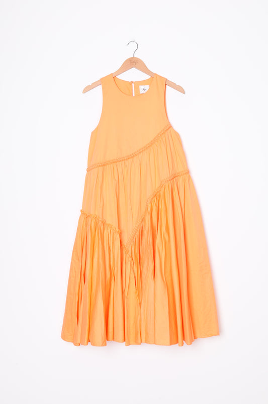 Aje. Womens Orange Dress Size 8