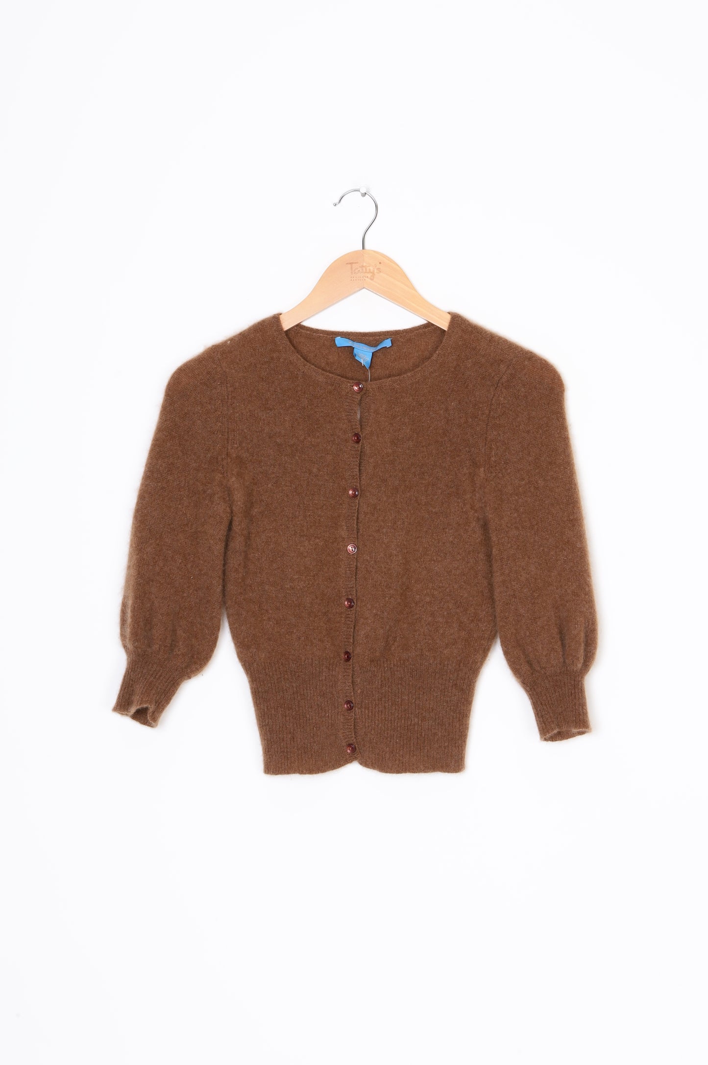 White + Warren Womens Brown Cardigan Size XS
