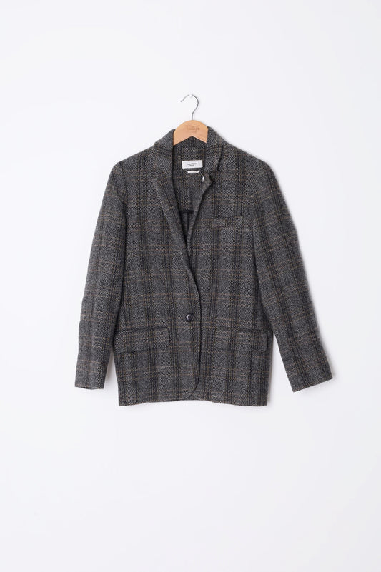 Etoile Isabel Marant Womens Grey Blazer Size 34
