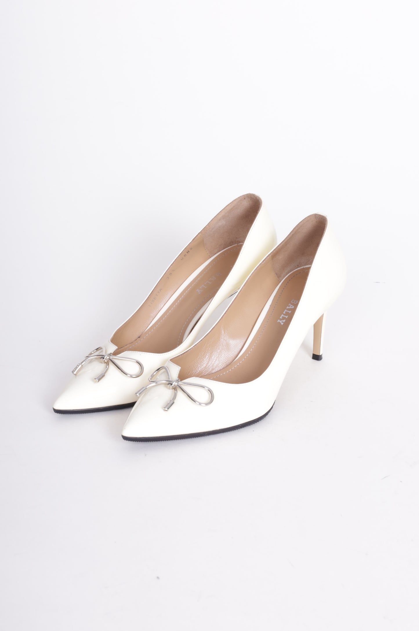 Bally Womens Cream Heels Size EU 39.5