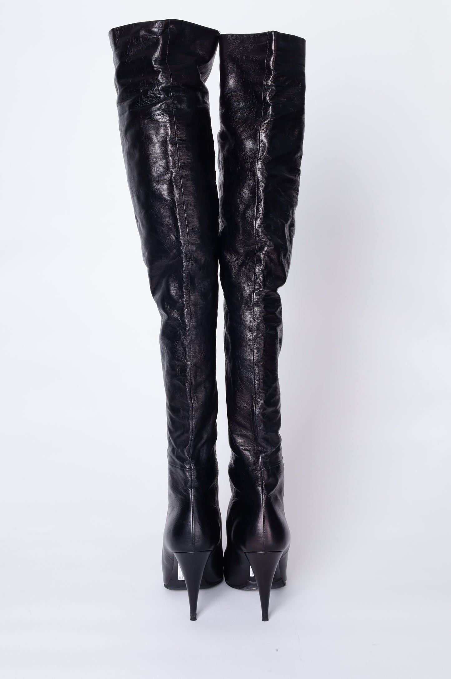 Saint Laurent Womens Black Boots  Size EU 38