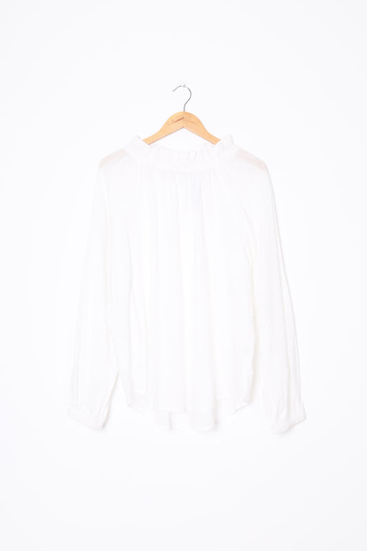 Tosca & Salome Womens White Blouse Size XL