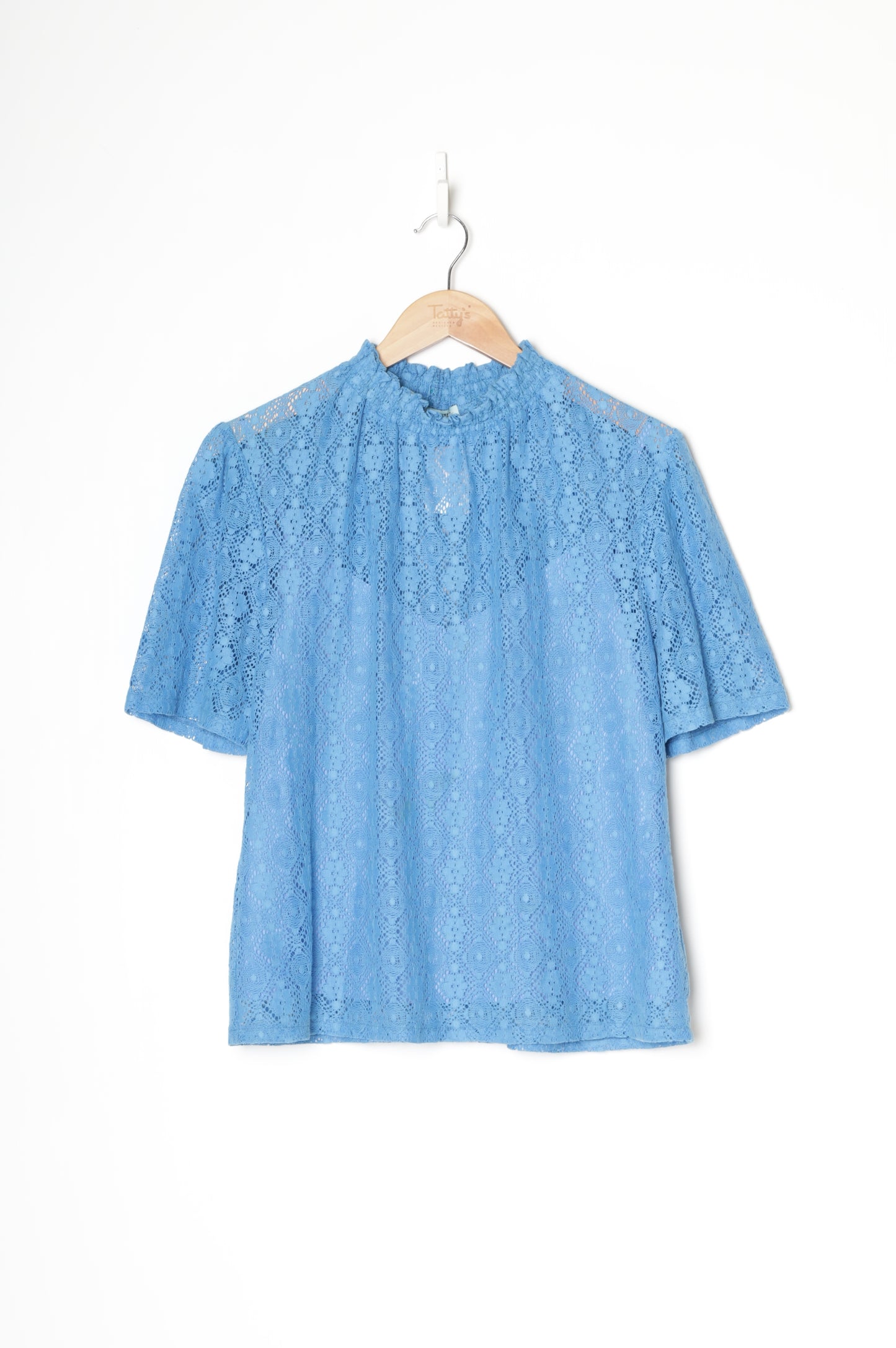 Kate Sylvester Womens Blue Top Size 10