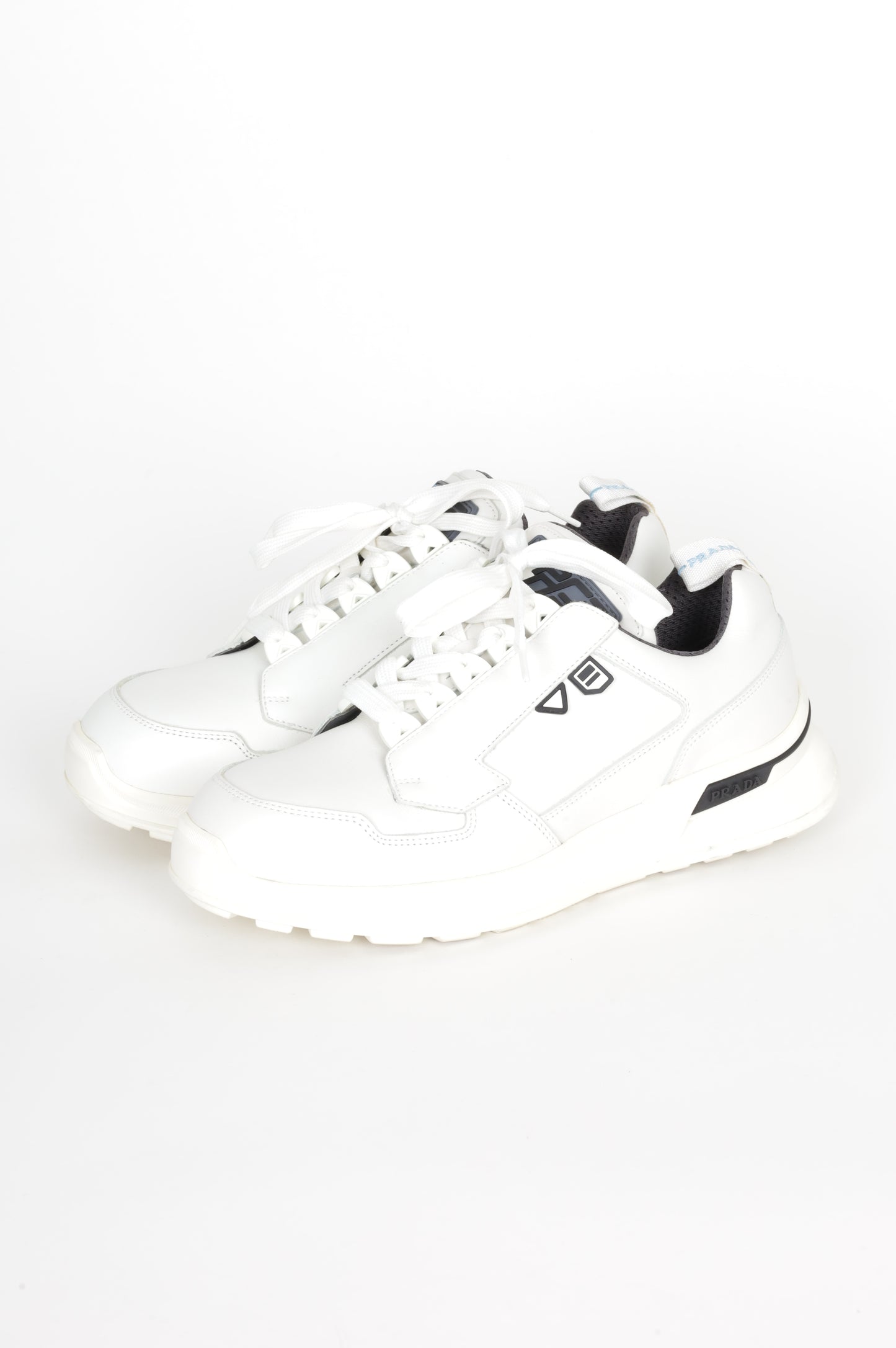Prada Mens White Sneakers Size EU 40