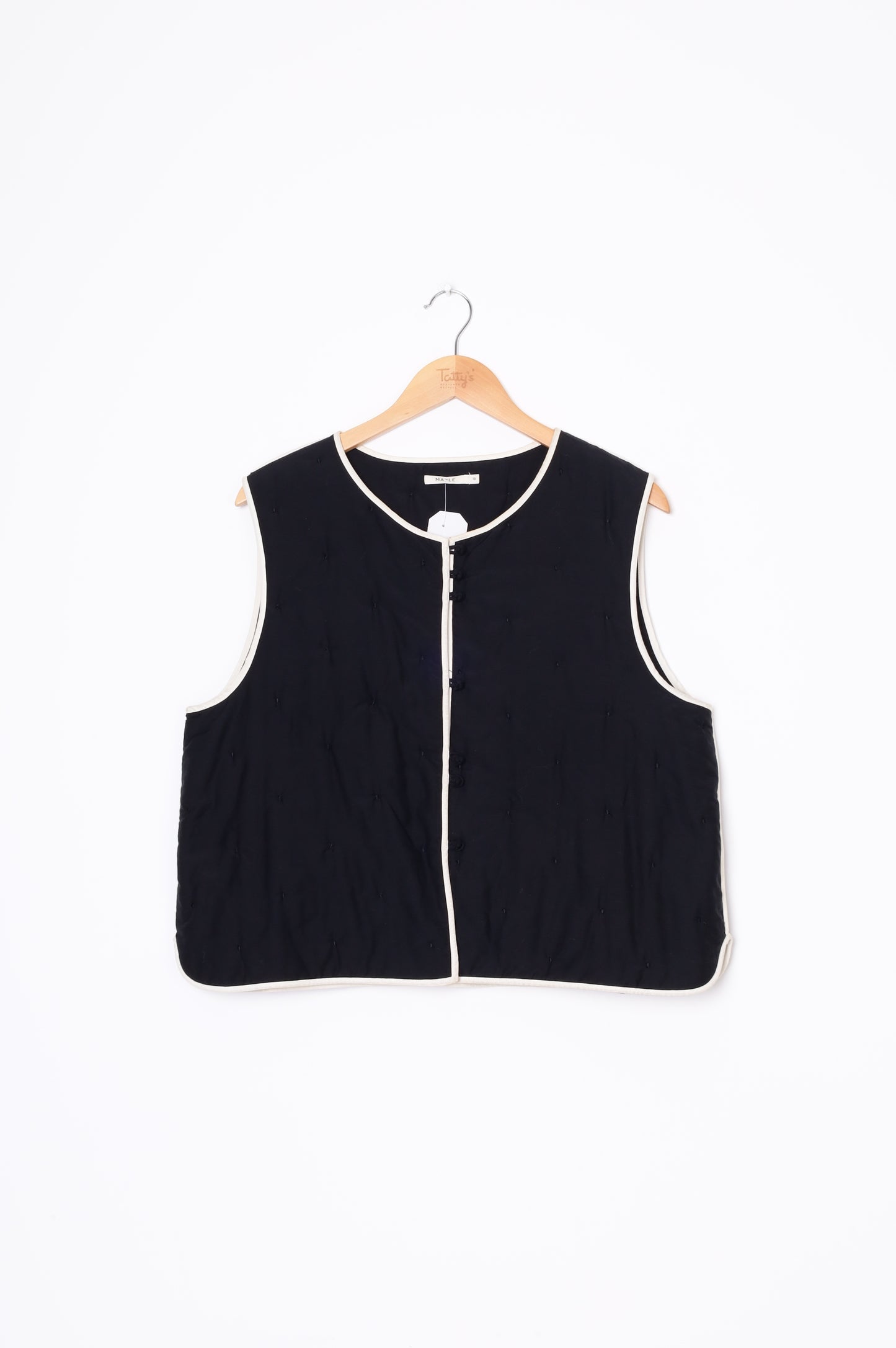 Marle Womens Black Vest Size 10