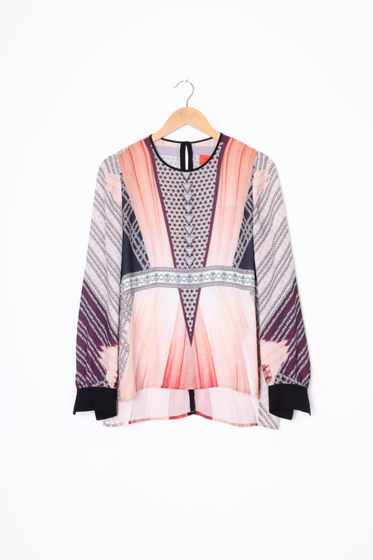 Clover Canyon Womens Pink Top Size S