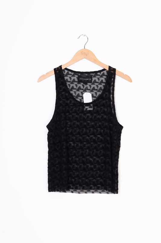 Stolen Girlfriends Club Womens Black Singlet Size 8