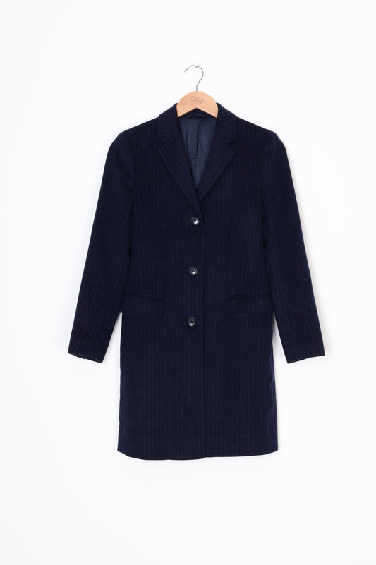 Uniqlo Womens Blue Coat Size S
