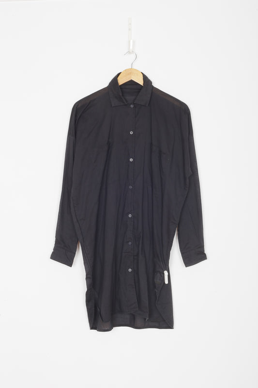 Miss Crabb Womens Black Shirt Size M