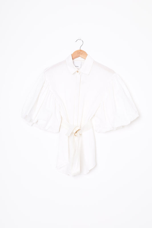 Acler Womens White Top Size 8