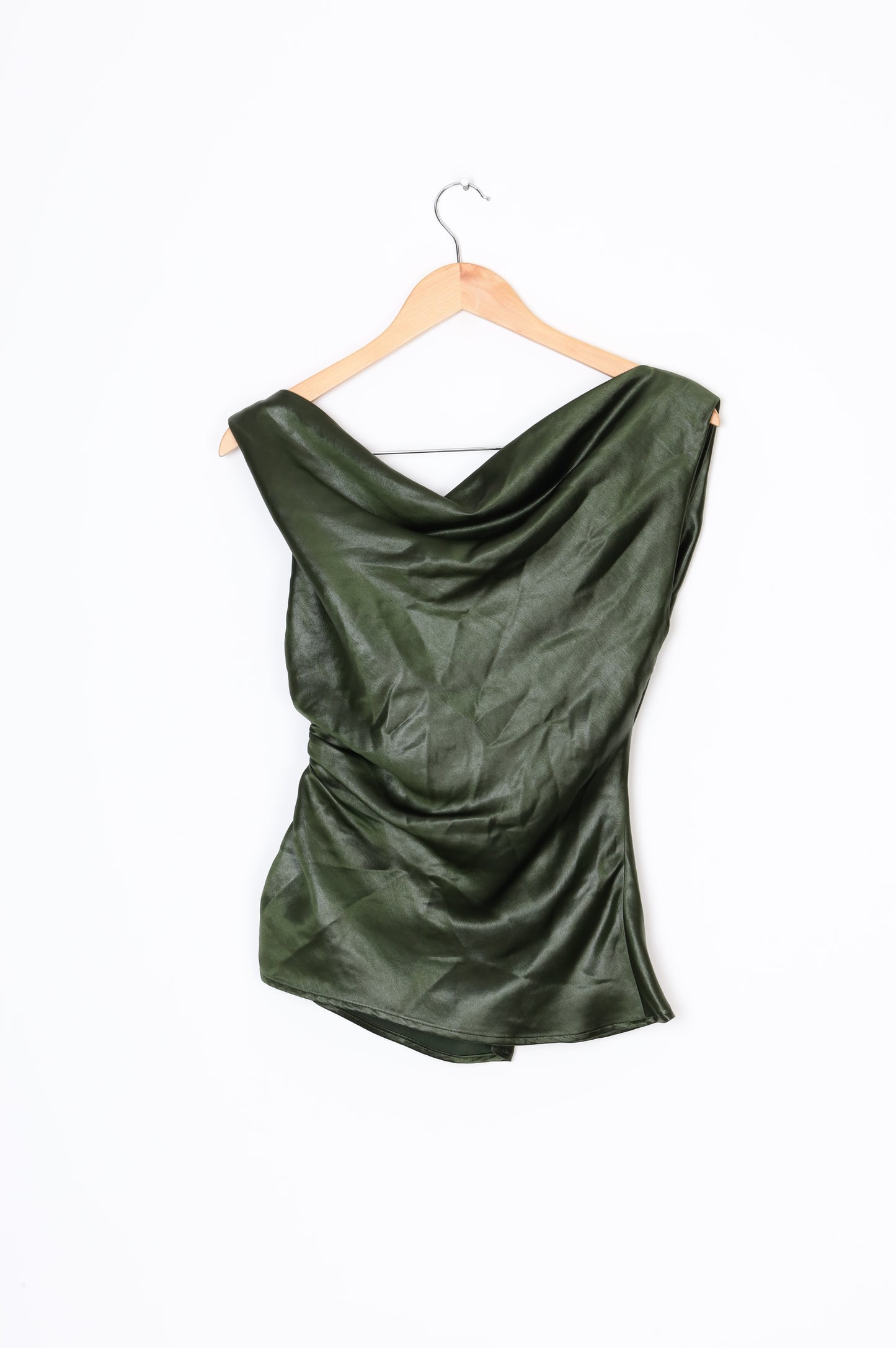 Paris Georgia Womens Green Top Size S