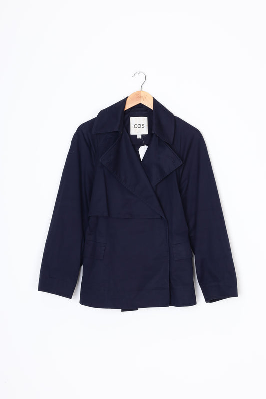 Cos Womens Blue Jacket Size EU 34
