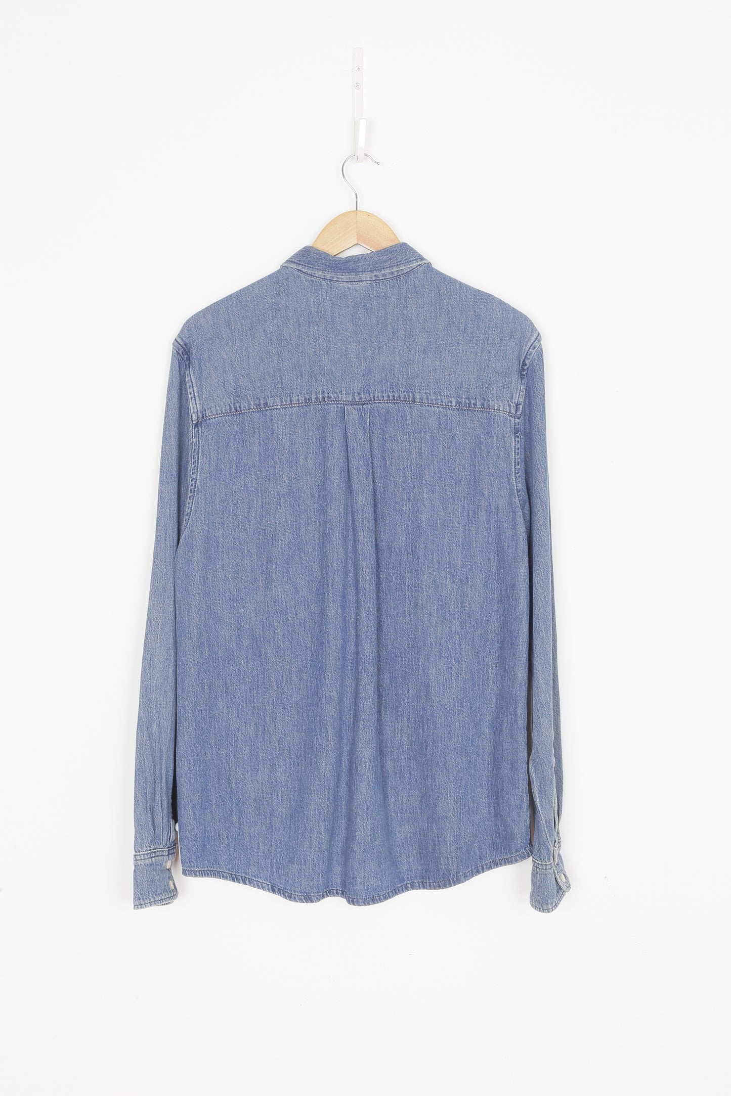 WARDROBE.NYC Womens Blue Shirt Size L