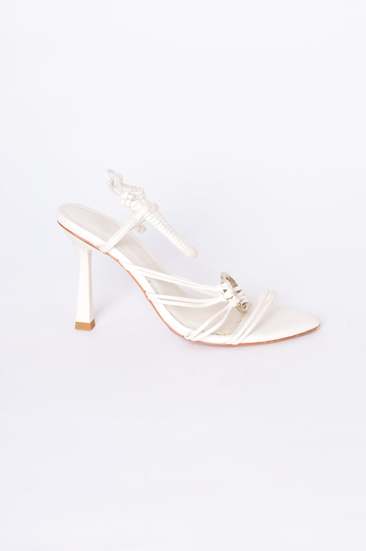 Aje Womens Cream Heels Size EU 36