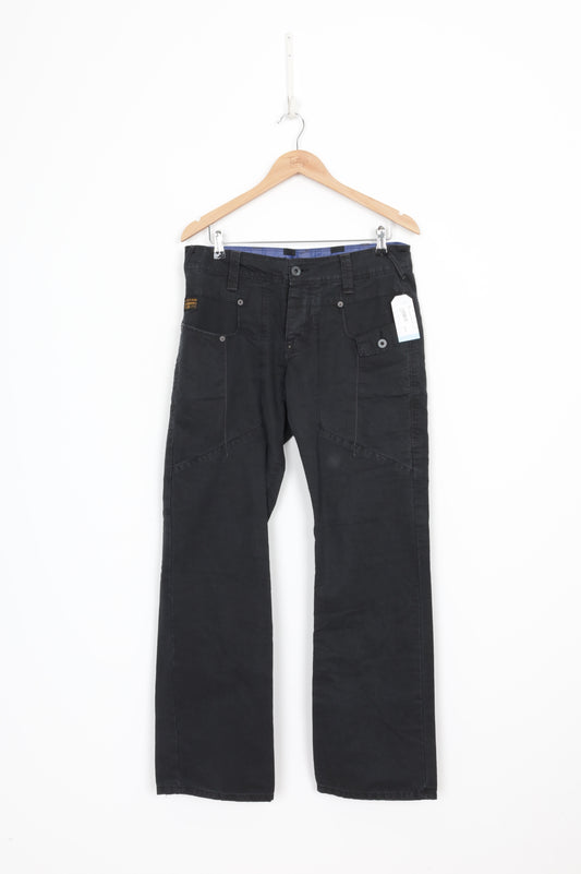 G-Star Originals Mens Black Pants Size W 32