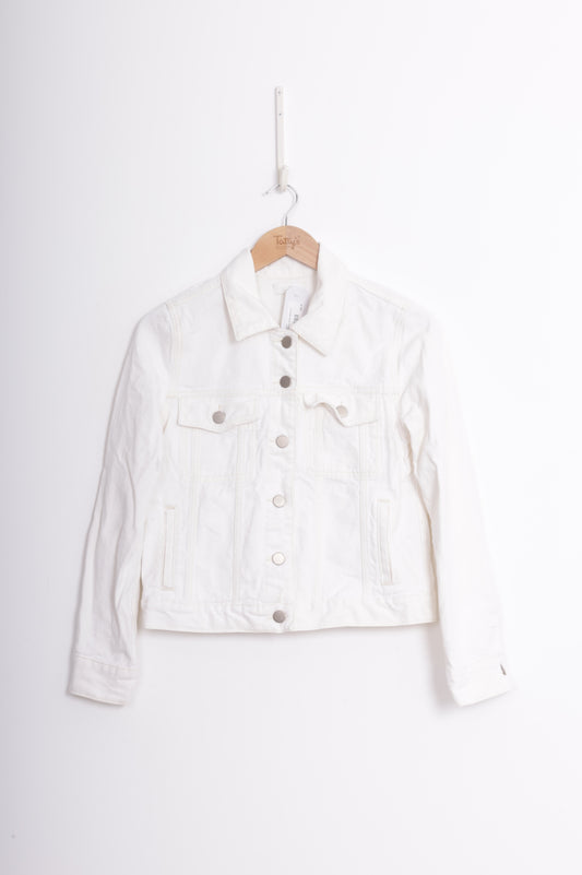 Cos Womens White Jacket Size 2