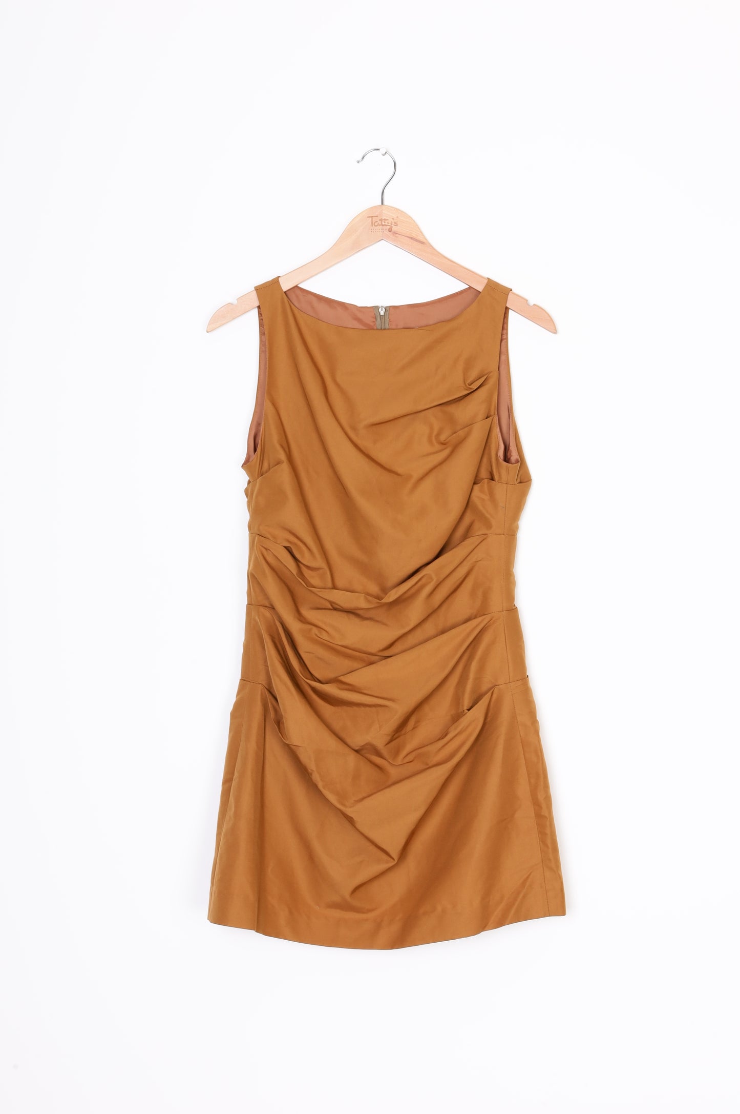 Wynn Hamlyn Womens Brown Dress Size XS