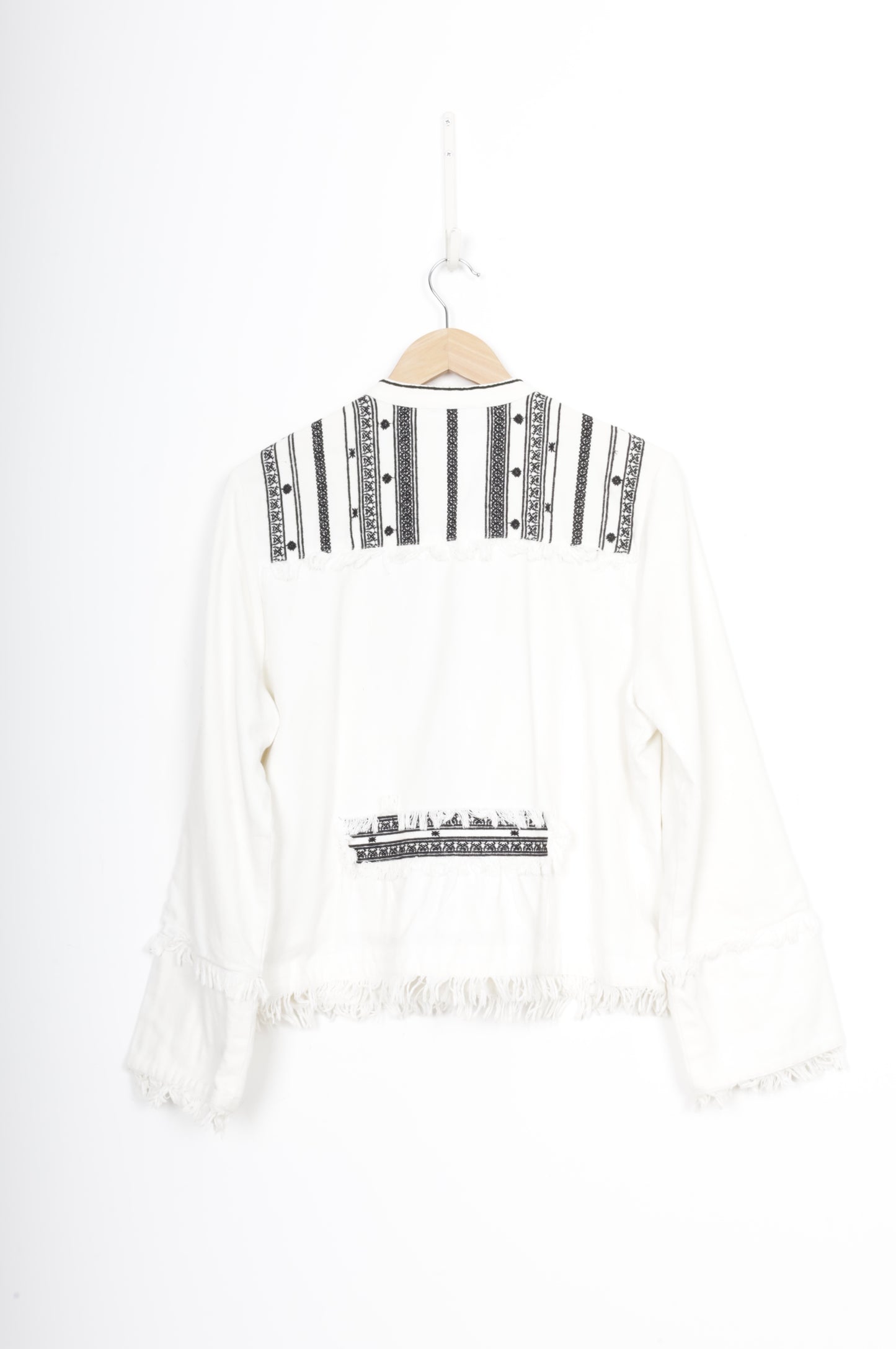 Whistles Womens White Jacket Size M