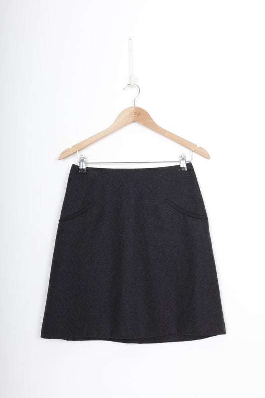Emporio Armani - vintage Womens Grey Mini Skirt Size 42