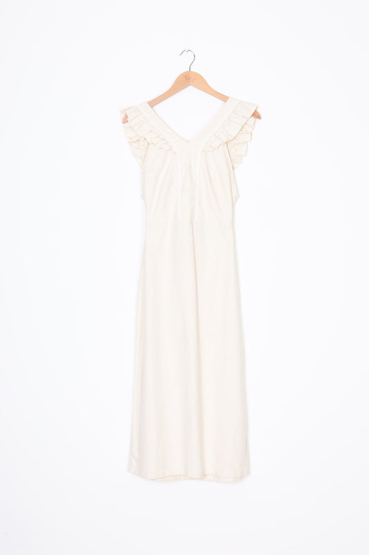 Sir. Womens Cream Dress Size 1
