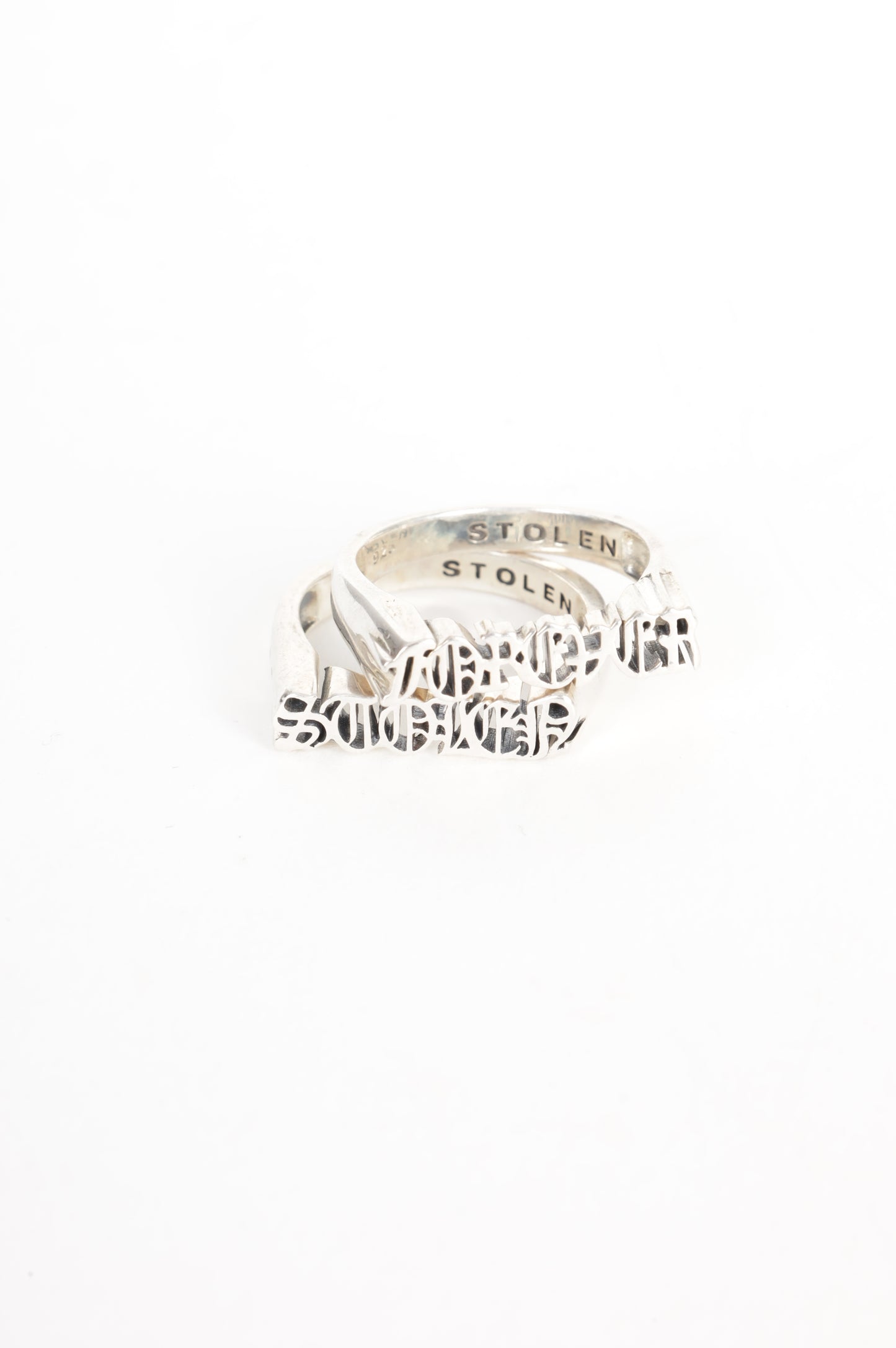 Stolen Girlfriends Club Womens Silver Ring Size US 9.5