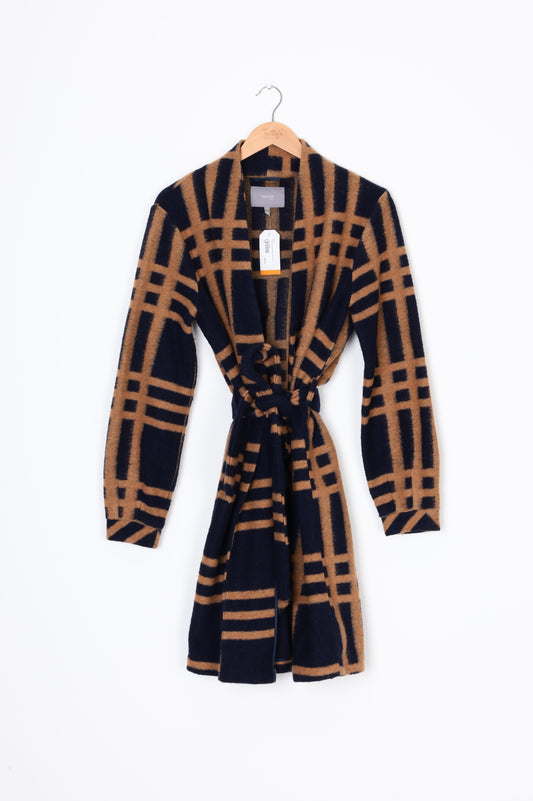 b.young Womens Brown Coat Size 40