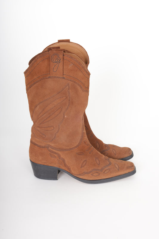 Ganni Womens Brown Boots  Size EU 40
