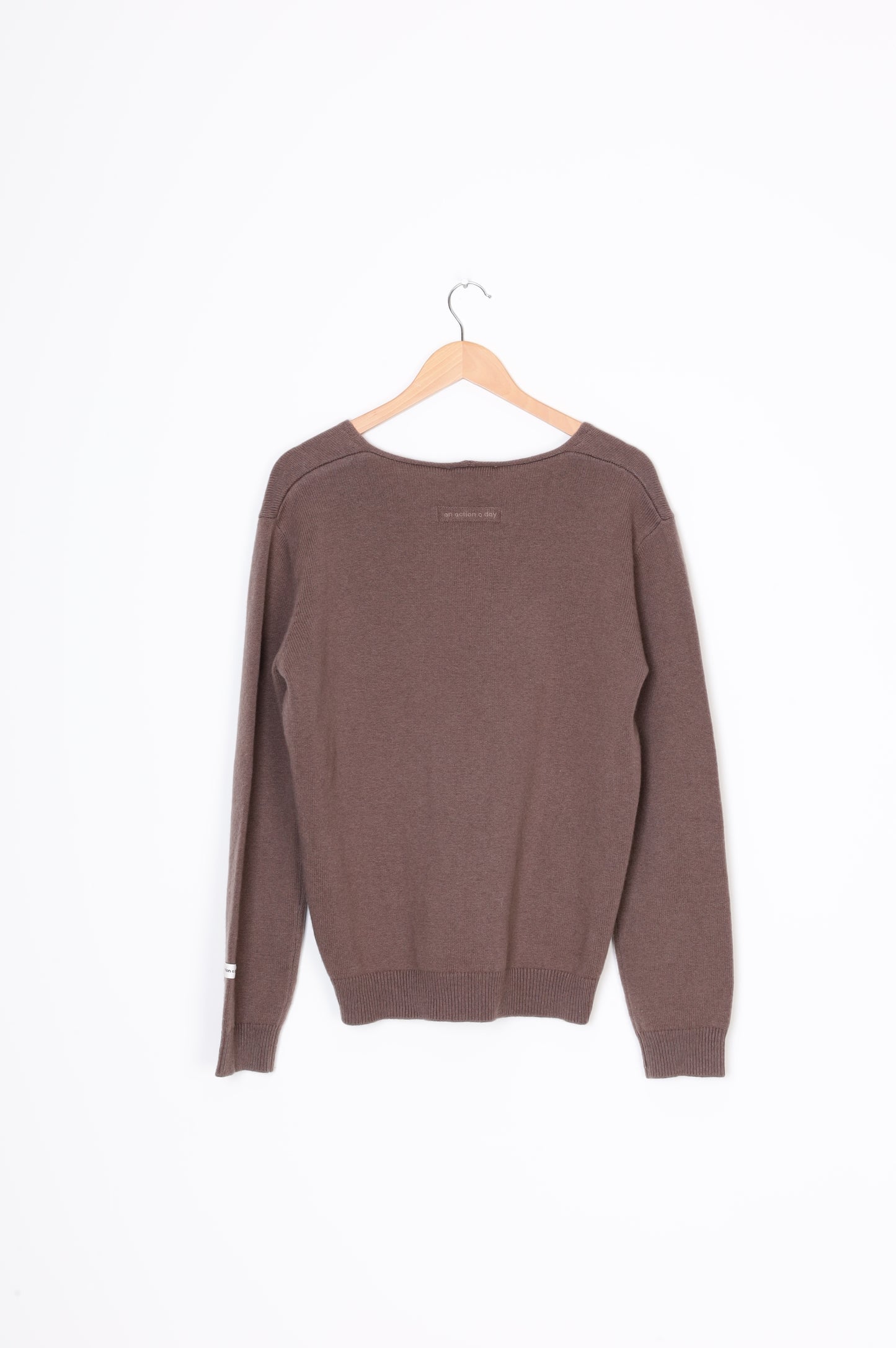 An action a day Womens Brown Jumper Size XL