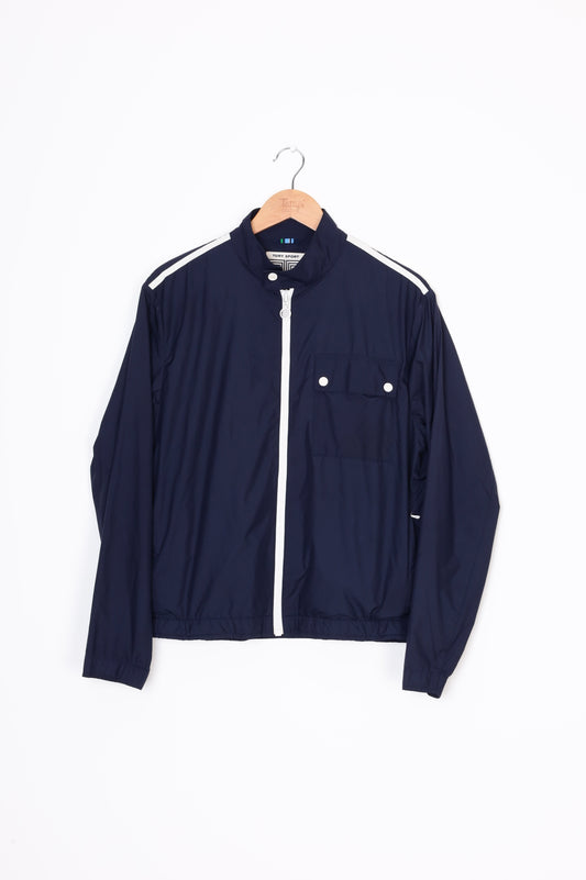 Tory Sport Womens Blue Jacket Size L