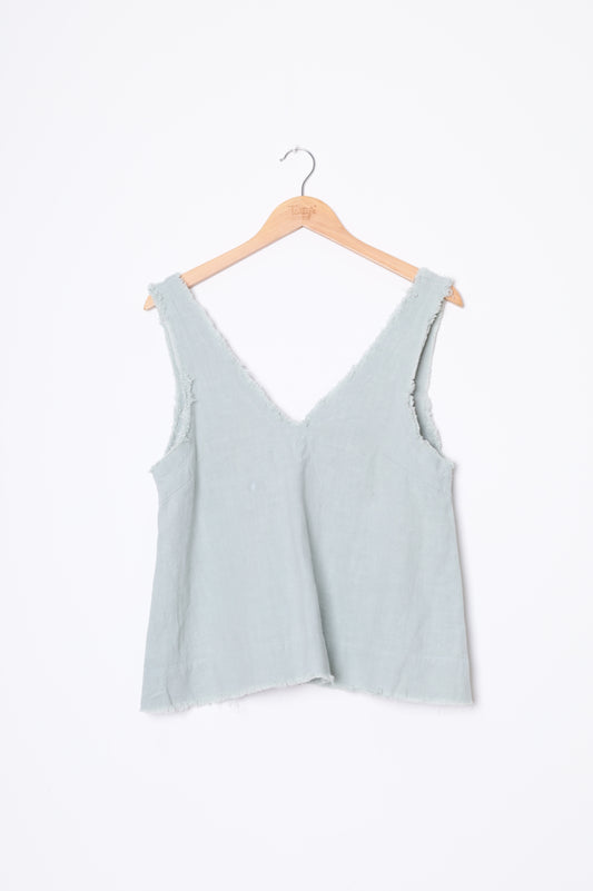 Marle Womens Blue Top Size 8