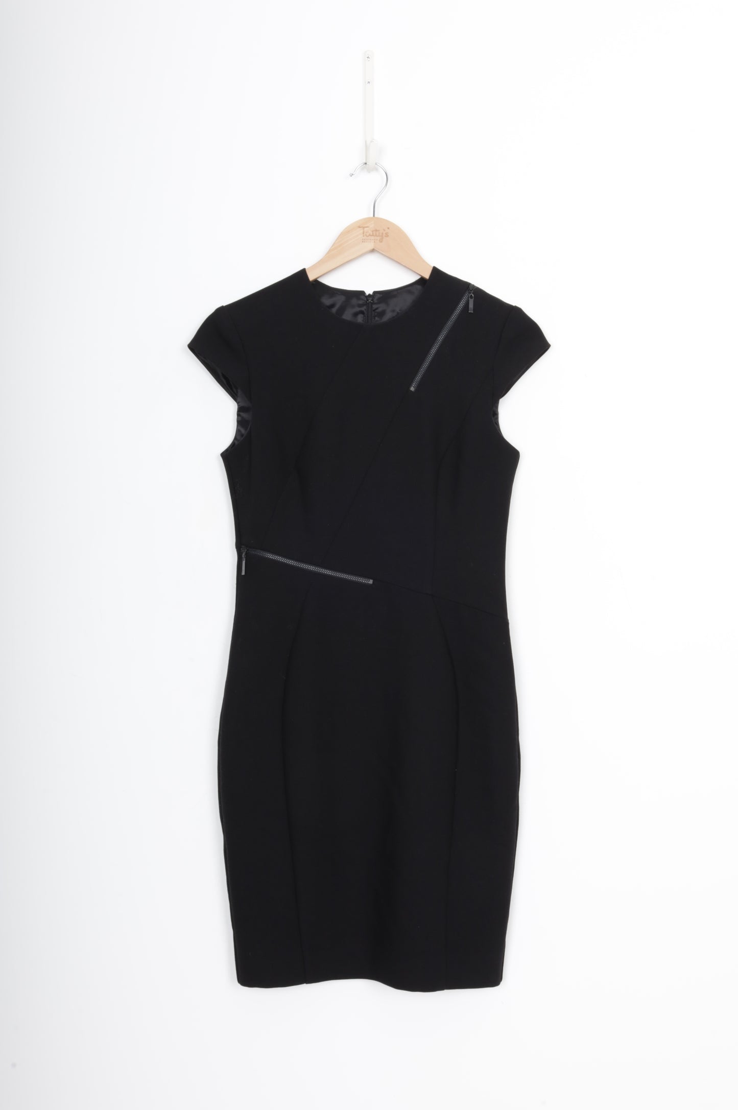 Cue Womens Black Dress Size 8