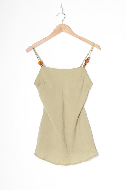 Ode Womens Green Top Size M