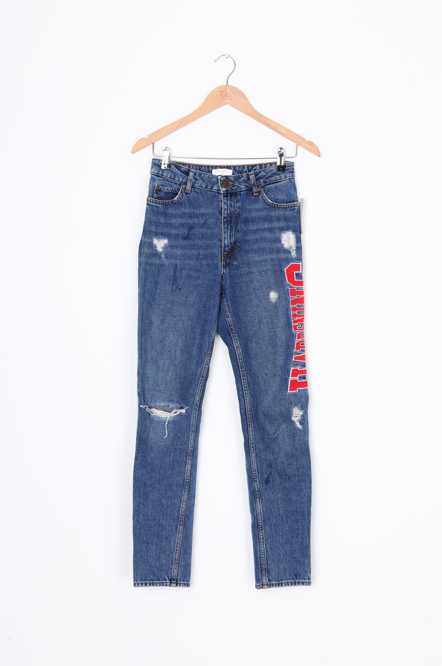 Sandro Womens Blue Jeans Size W 34