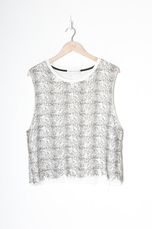 Stolen Girfriends Club Womens White Top Size M