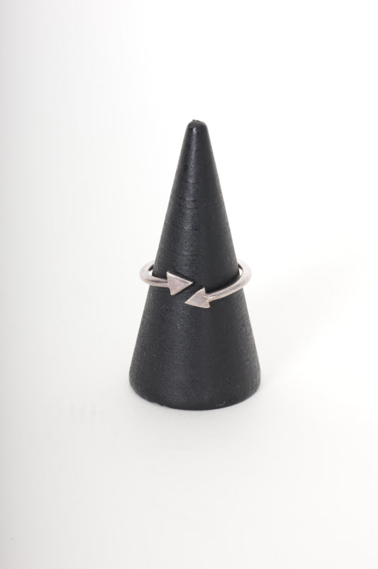 Karen Walker Womens Silver Ring Size 6