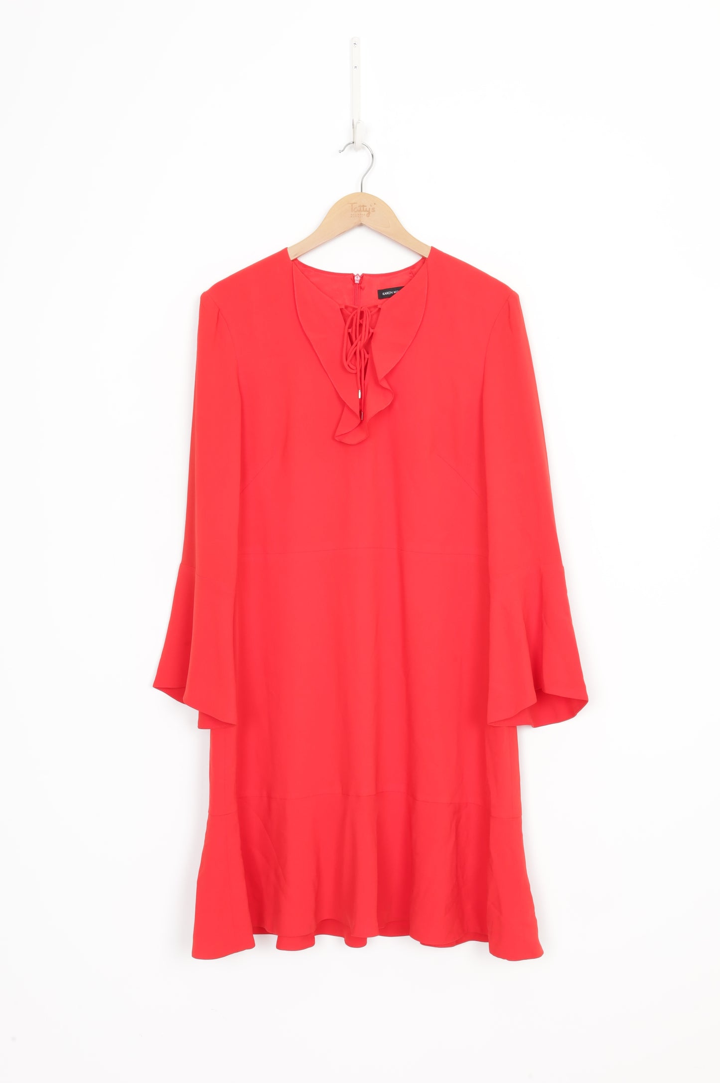 Karen Millen Womens Red Dress Size 16