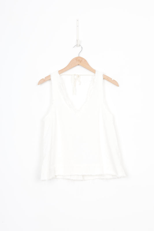 Marle Womens White Top Size 10