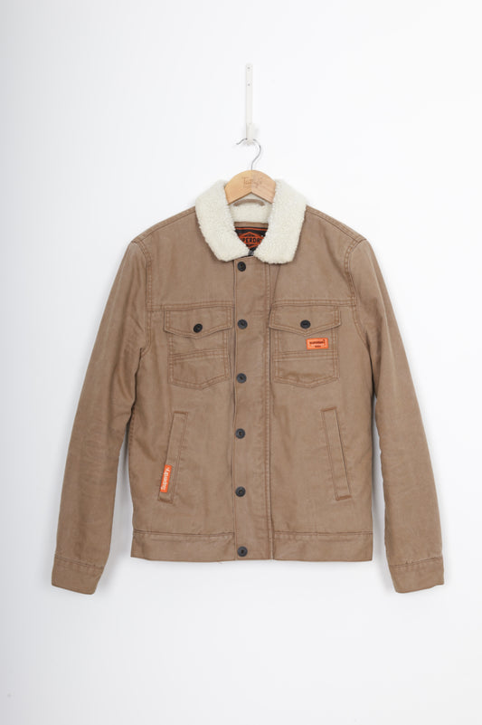 Superdry Mens Brown Jacket Size S