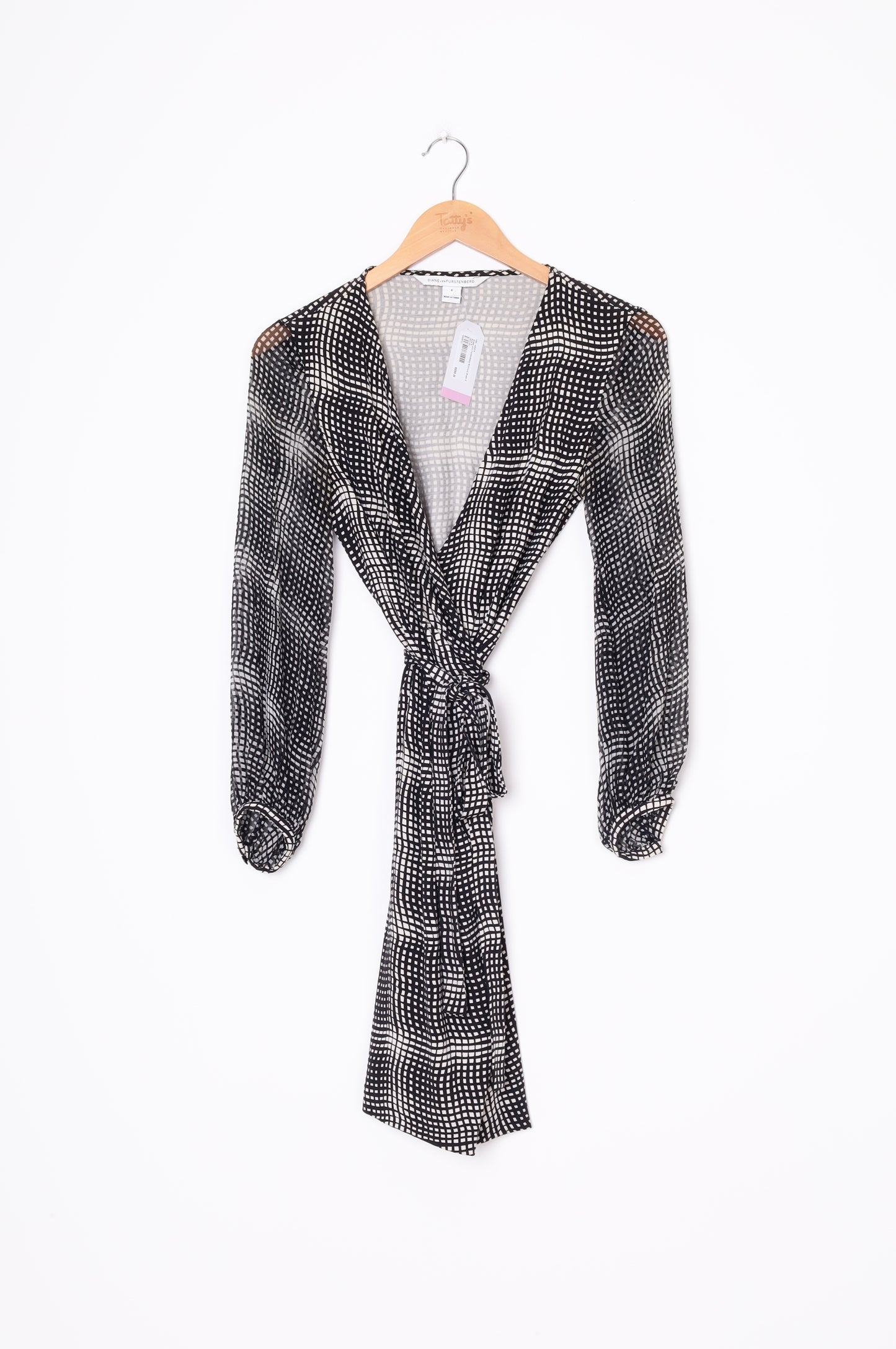 Diane von Furstenberg Womens Black Dress Size 4