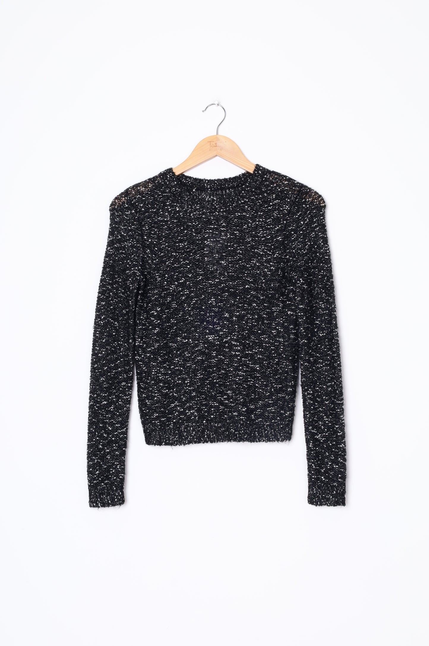 Alice + Olivia Womens Black Jumper Size XS