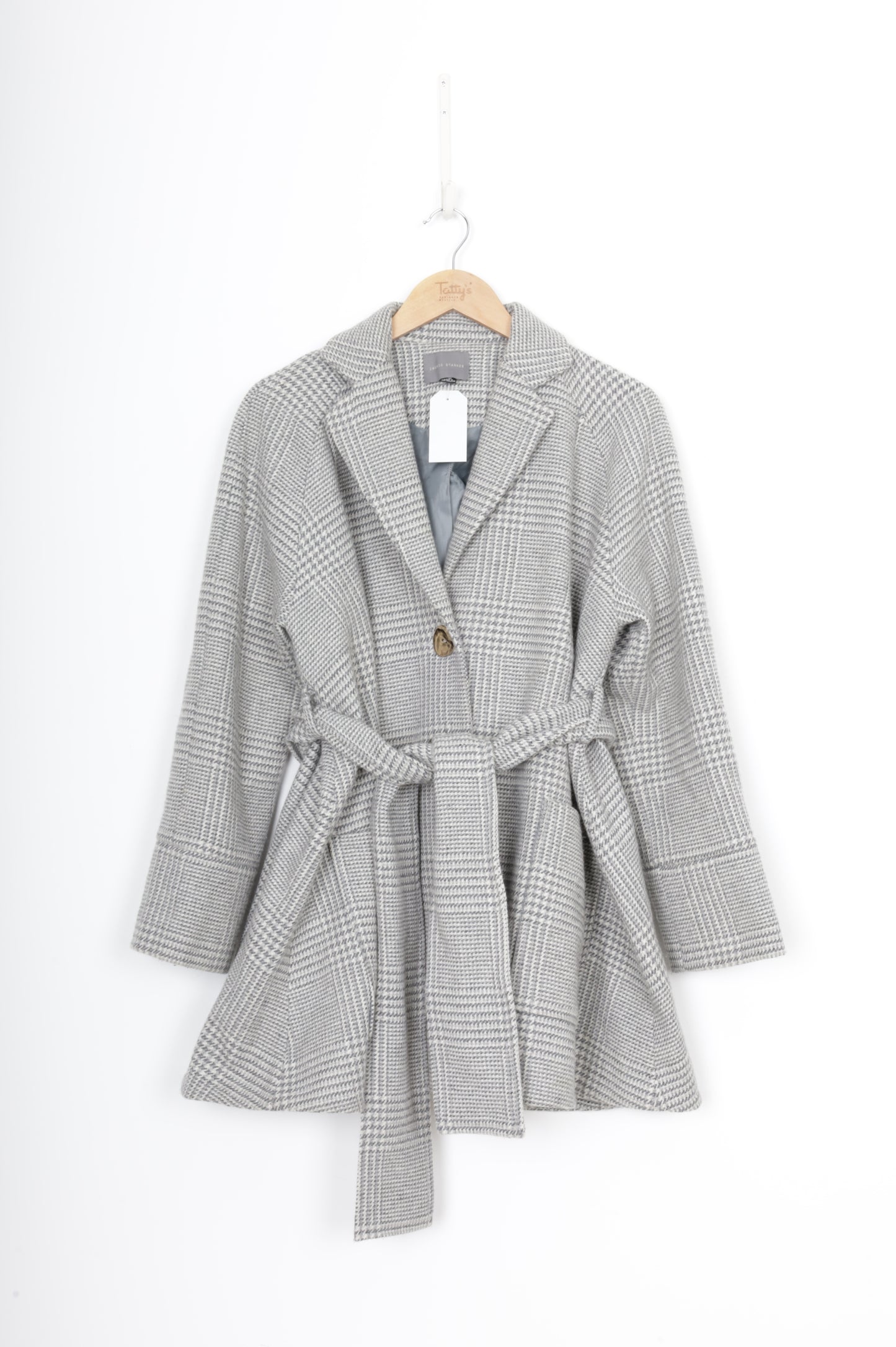 Ingrid Starnes Womens Grey Coat Size XS