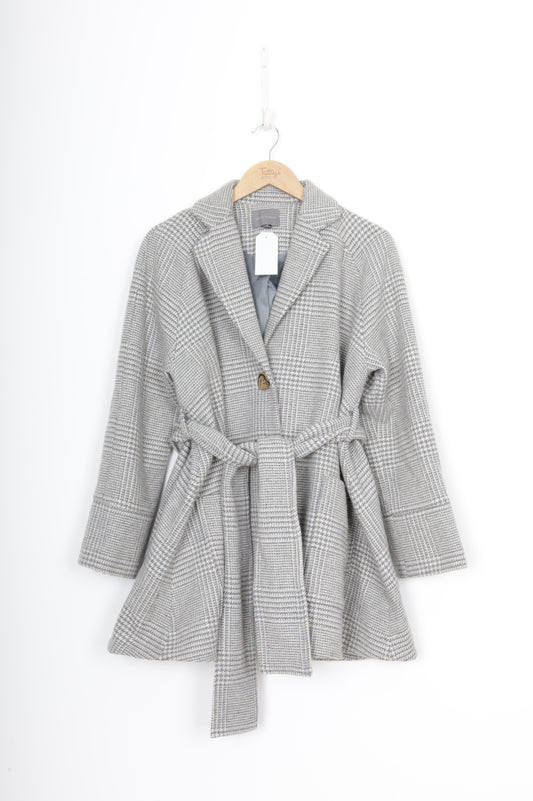 Ingrid Starnes Womens Grey Coat Size XS