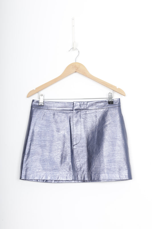 Henne Womens Purple Skirt Size 10