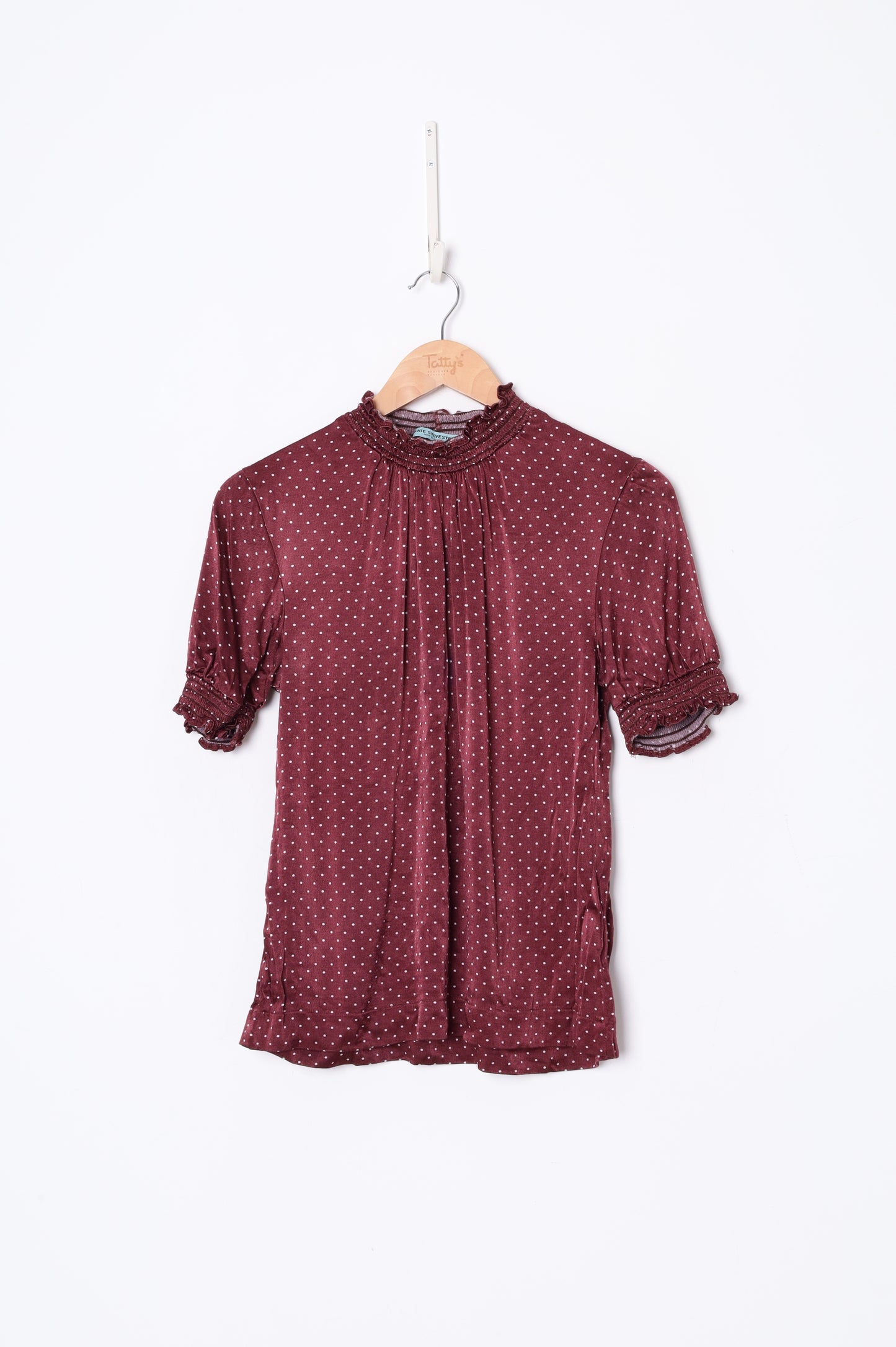 Kate Sylvester Womens Brown Blouse Size S