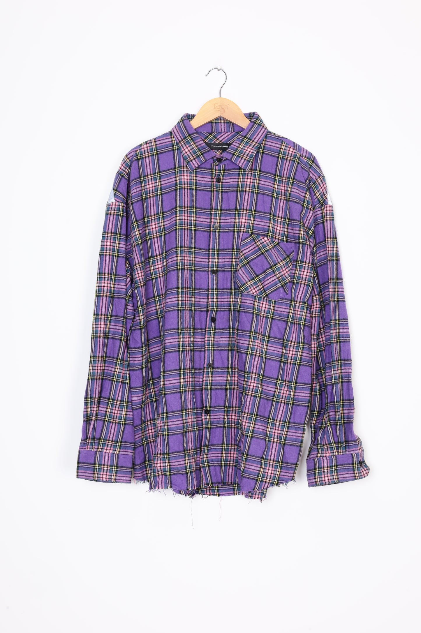 Stolen Girlfriends Club Mens Purple Shirt Size L