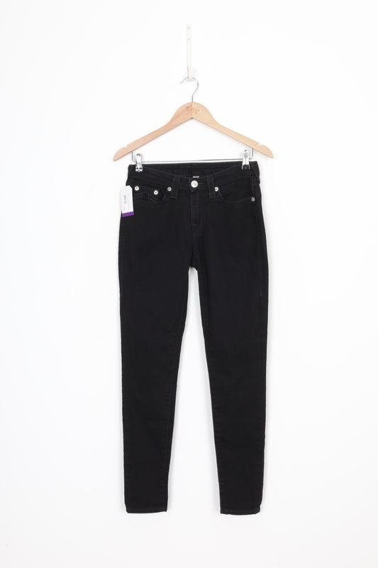 True Religion Womens Black Jeans Size W 27