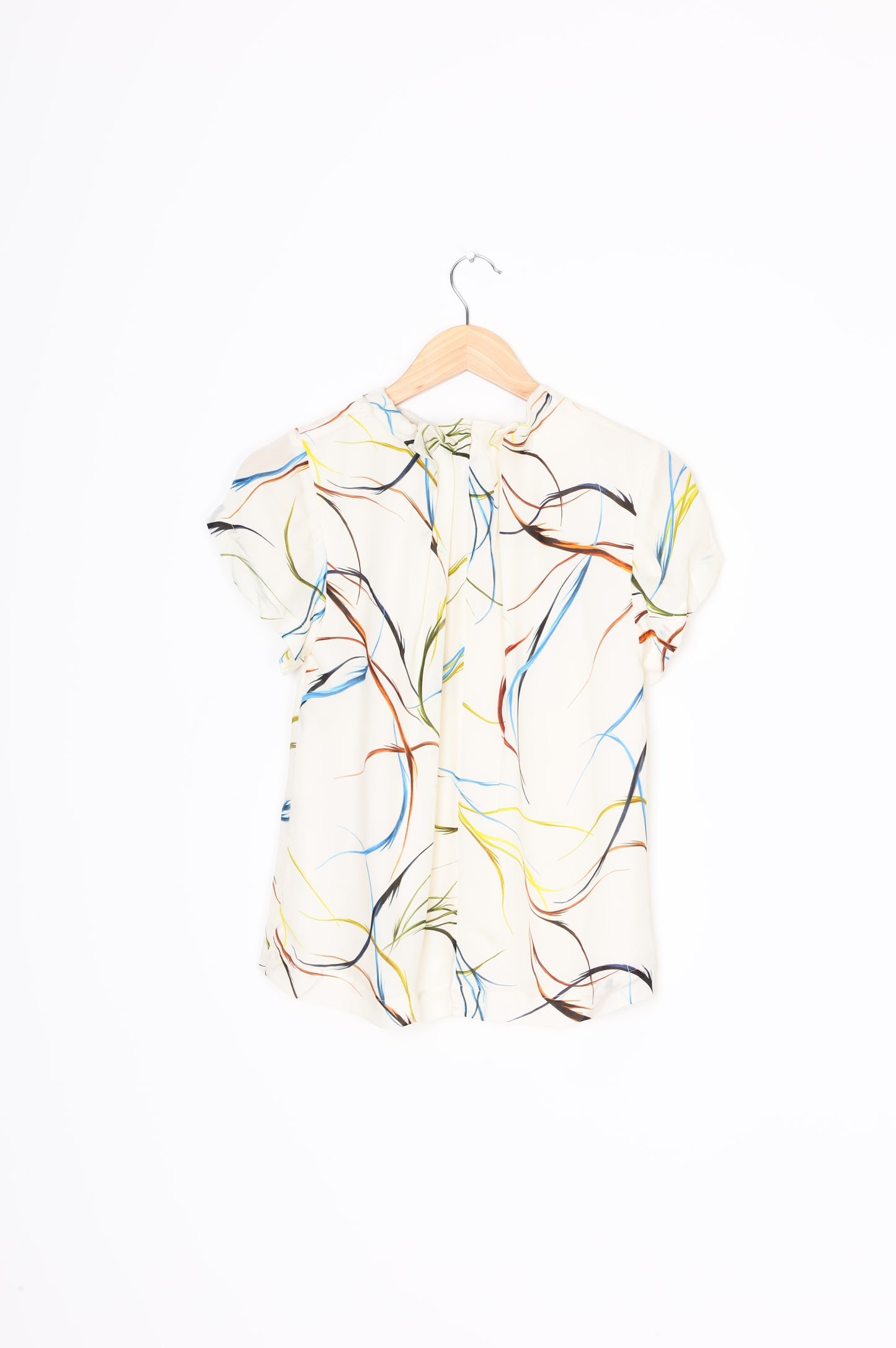 Saba Womens Cream Top Size 6