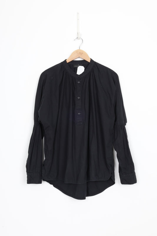 Lee Mathews Womens Black Blouse Size 4