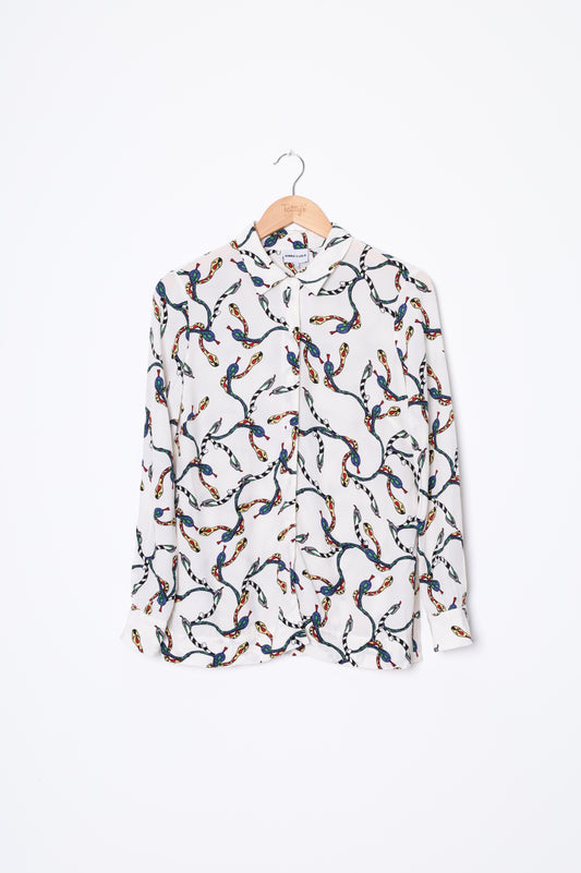 Bimba Y Lola Womens White Shirt Size S