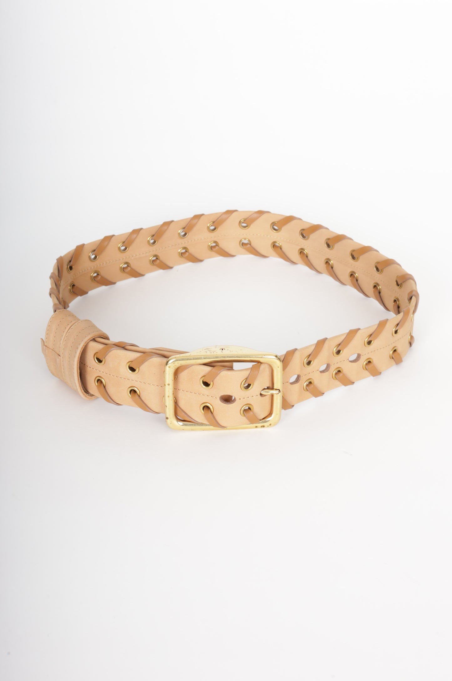Chloe Womens Brown Belt Size S
